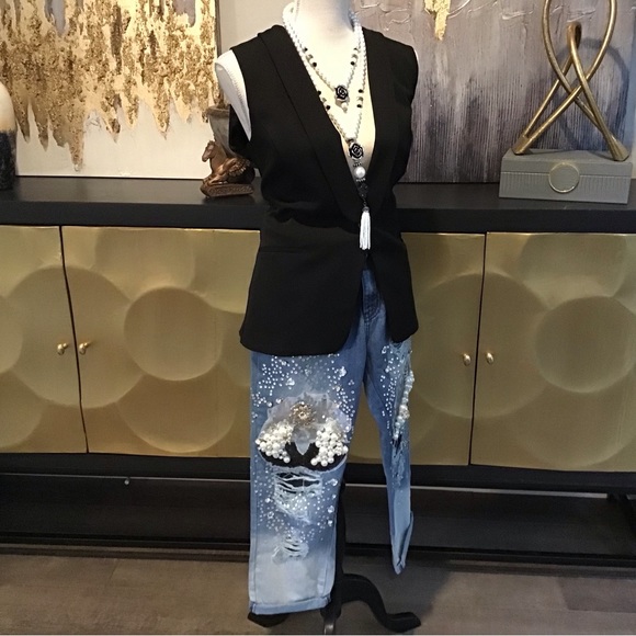 Multi Gemstones Jeans - Picture 9 of 10